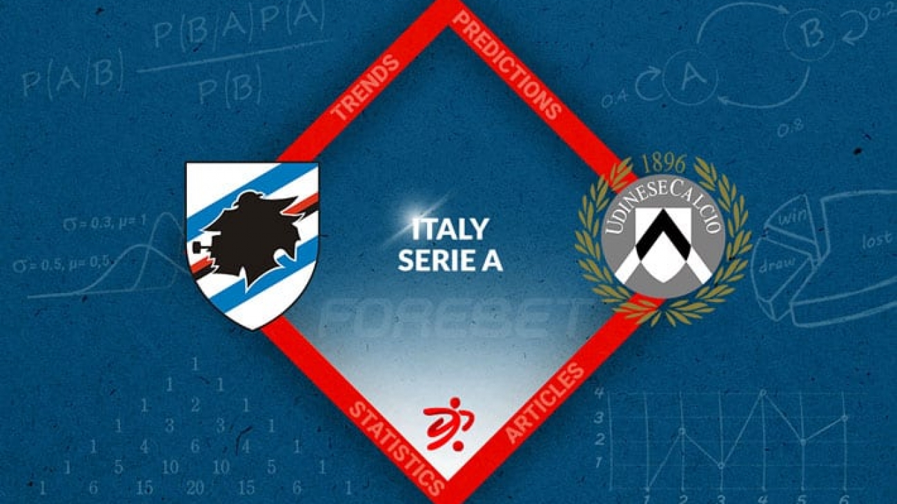 Sampdoria vs Udinese Live Scores